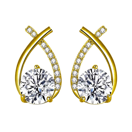 Boucles d'oreilles dorées Arielle