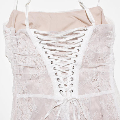 CELESTE - Robe Maxi en Dentelle