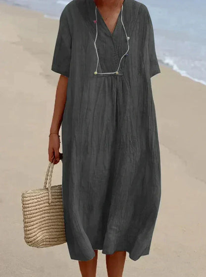 Jayela - Robe d'Élégance Estivale sans Effort