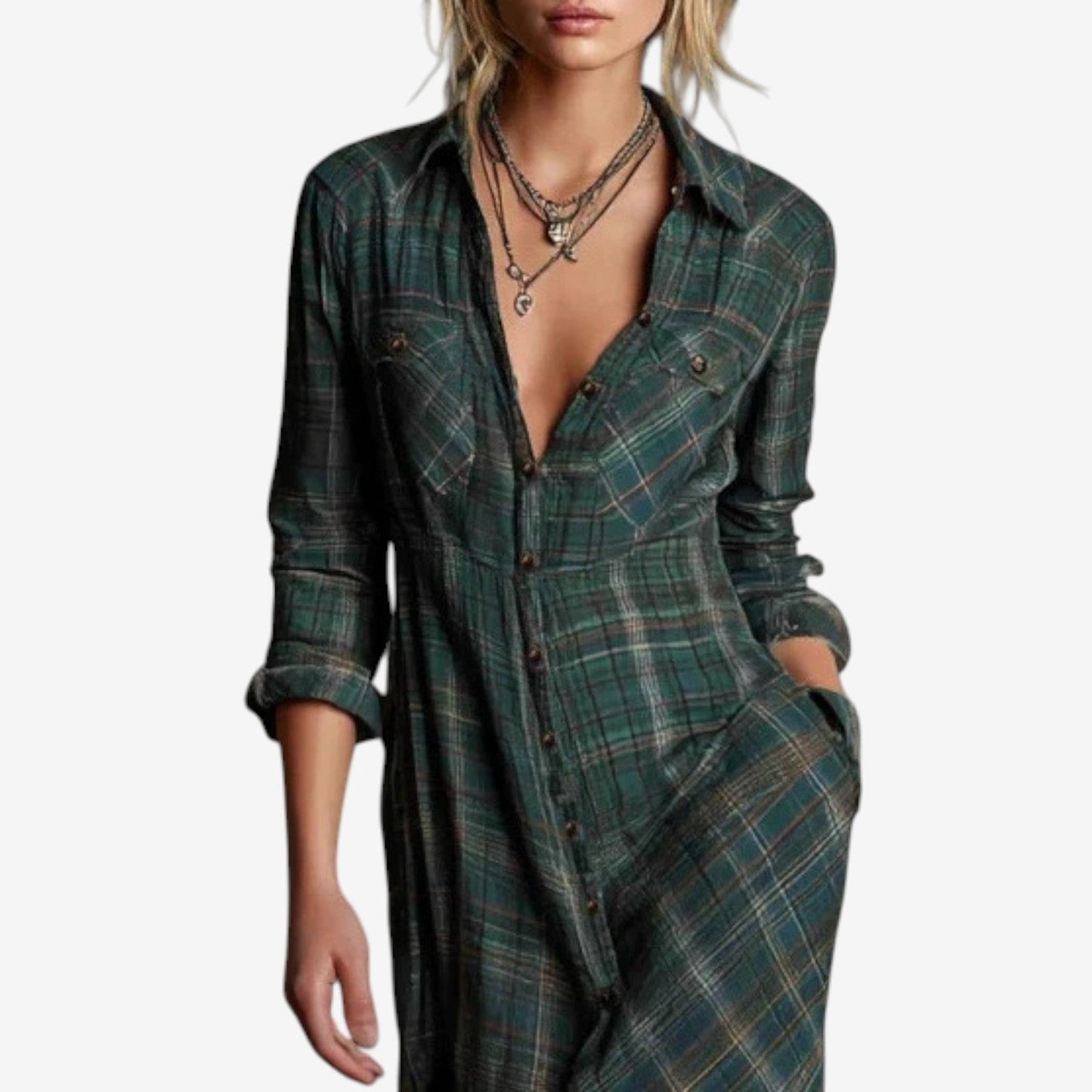 Elena - Chemise Longue Intemporelle