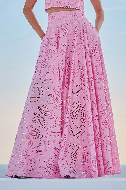 Linda | Robe à Oeillets Flowy pour Femmes