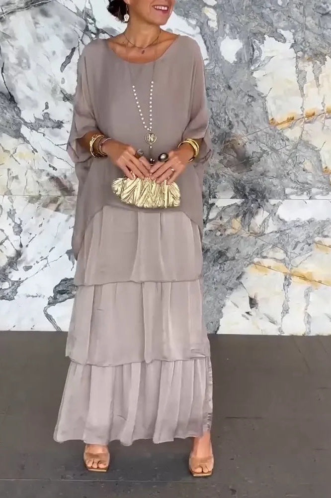 Robe Cappa Nora - Gris
