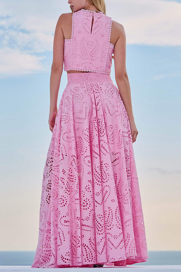 Linda | Robe à Oeillets Flowy pour Femmes