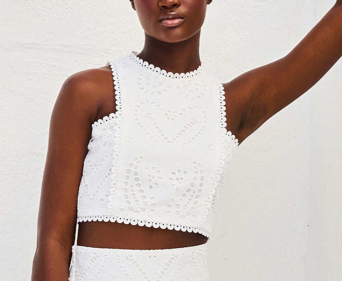 Linda | Robe à Oeillets Flowy pour Femmes