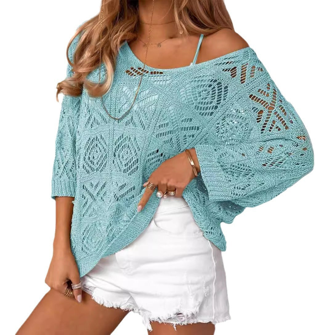 Gabrielle – Pull au crochet
