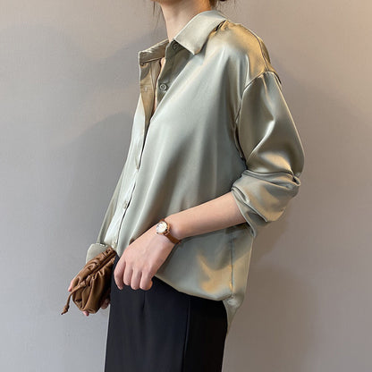 Celine – Blouse Classique à Boutons