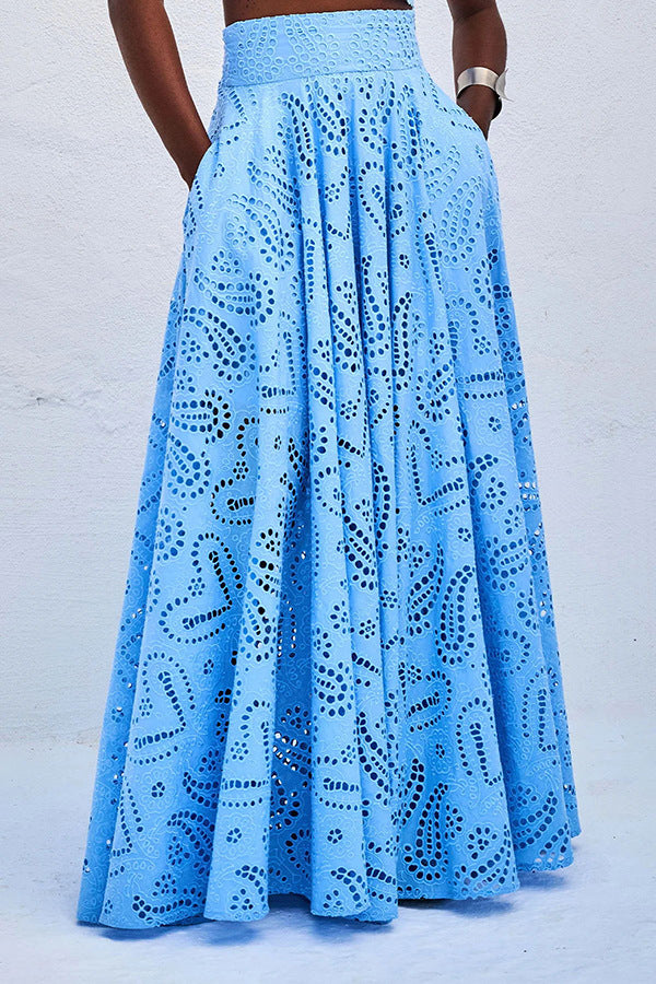 Linda | Robe à Oeillets Flowy pour Femmes