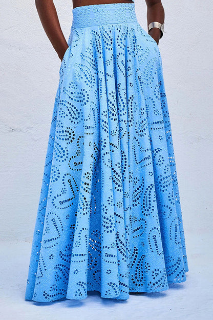 Linda | Robe à Oeillets Flowy pour Femmes