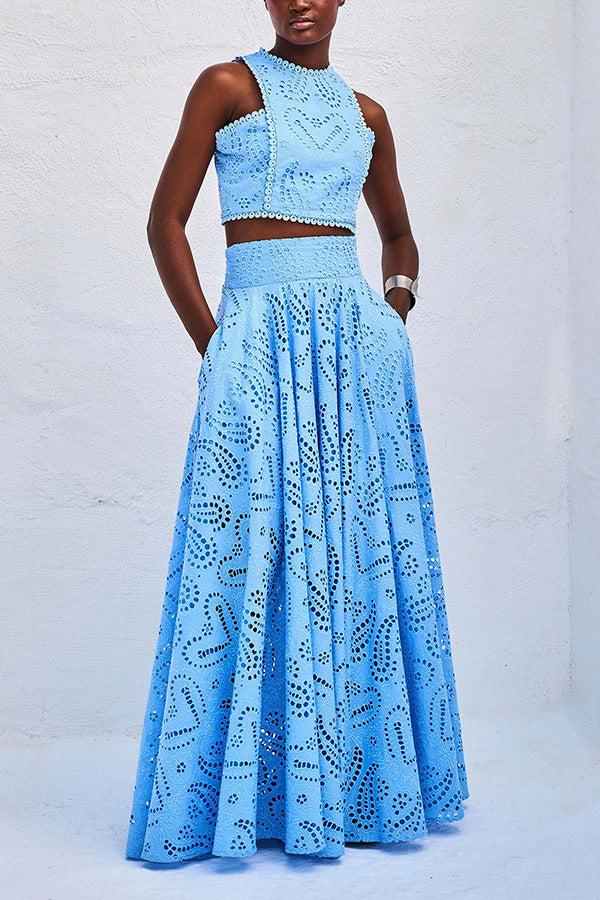 Linda | Robe à Oeillets Flowy pour Femmes