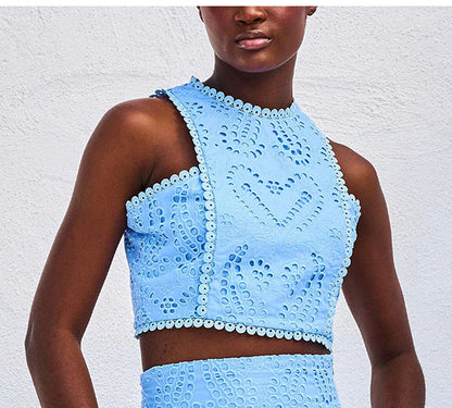 Linda | Robe à Oeillets Flowy pour Femmes
