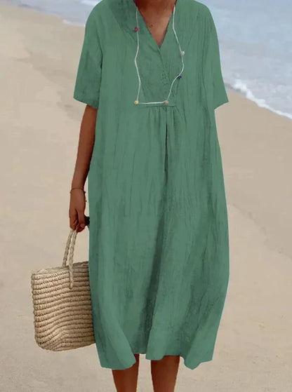 Jayela - Robe d'Élégance Estivale sans Effort