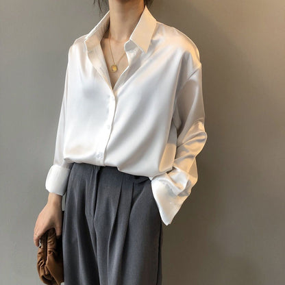 Celine – Blouse Classique à Boutons