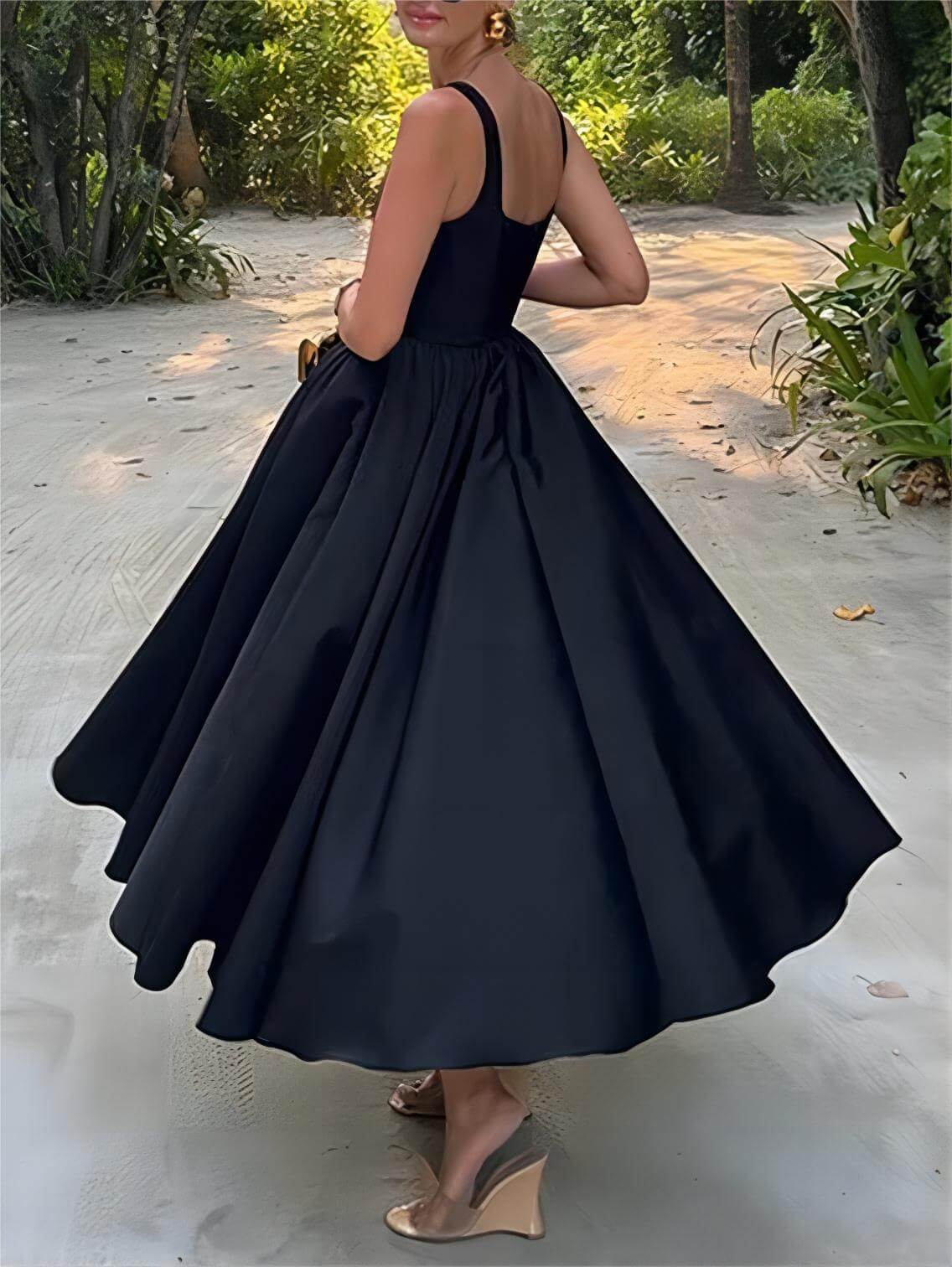 Patricia - Robe Midi A-Line Élégante
