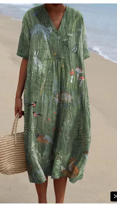 Graciela - Robe Bohémienne Élégante