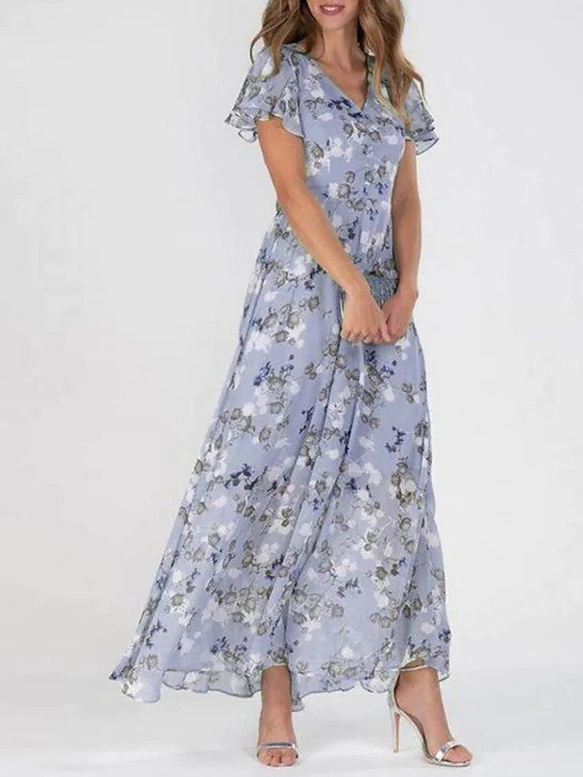 Lea – Robe Midi Élégante pour Toute Occasion