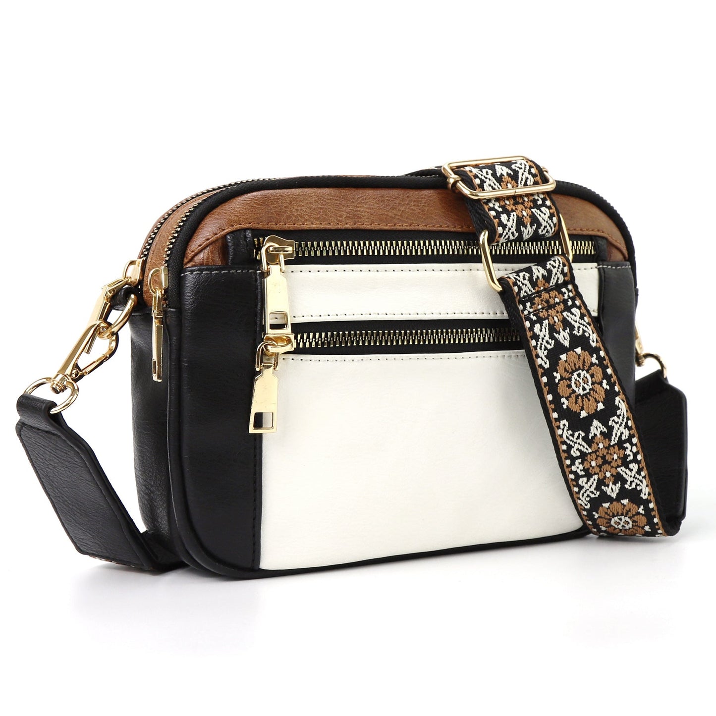 Erikka | Sac à bandoulière élégant avec bandoulière réglable à motifs