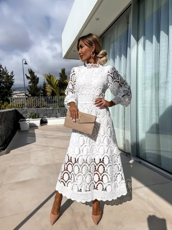Lillian - Robe en Dentelle Romantique