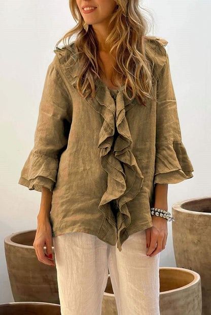 Primrose – Blouse Tunique à Volants