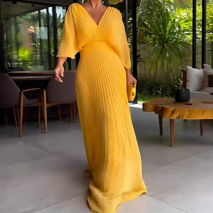 Jennifer | RIA™ Robe Maxi Canallée Flottante