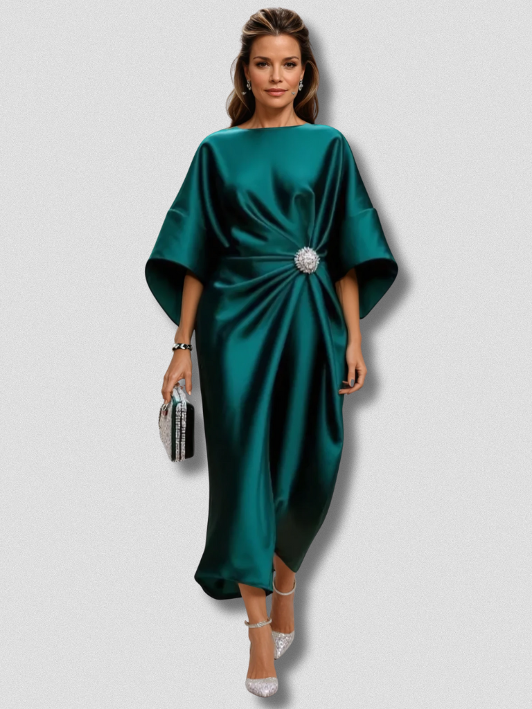 ROBE EN SATIN ÉLÉGANTE MARIS