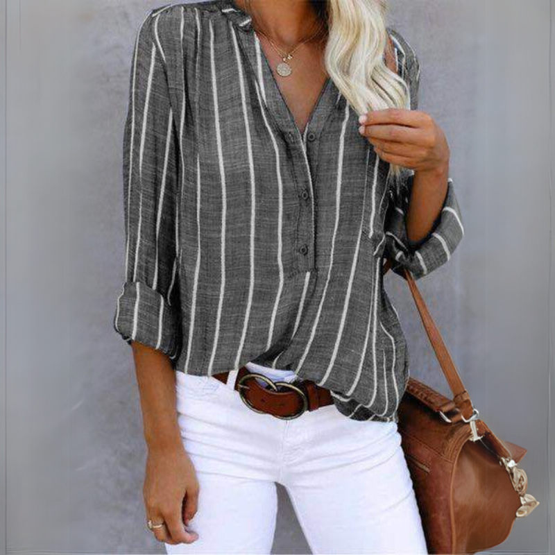 Laurie | Chemise Rayure Pour Femme | Confortable