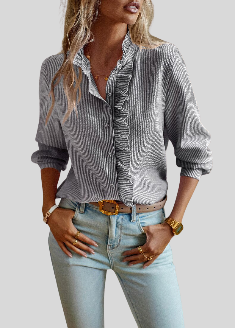 Addison™ - Blouse Élégante Fait Main