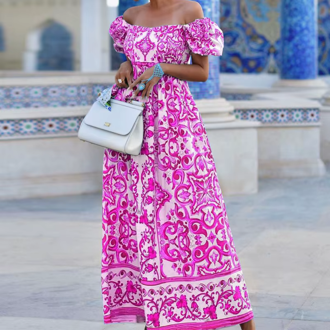 Holly - Robe Bohémienne Colorée