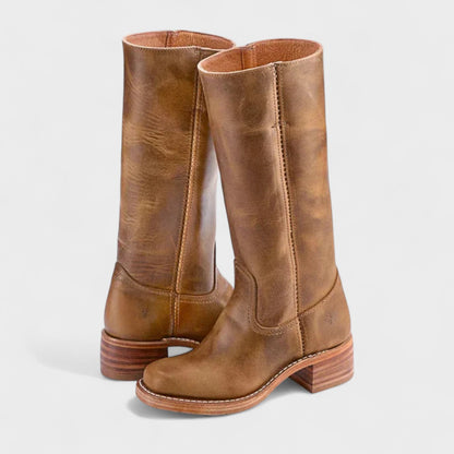Bottes Classiques d'Équitation à Tige Haute