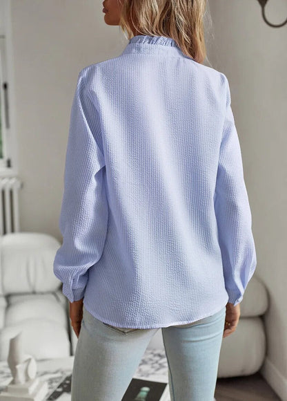 Grace – Blouse Boutonnée Volante