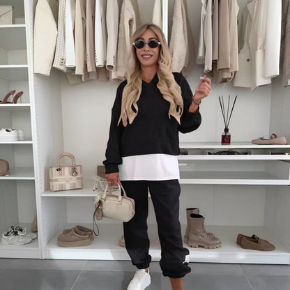THALIRYN – ENSEMBLE DE SWEAT-SHIRT CASUAL À CAPUCHE