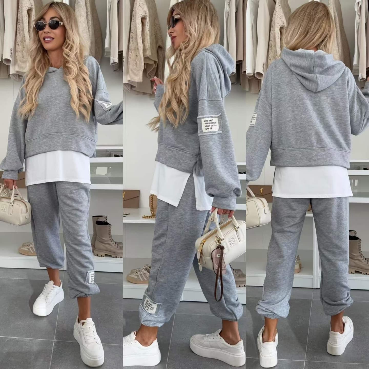 LIORENYAE – ENSEMBLE DE SWEAT-SHIRT CASUAL AVEC CAPUCHE