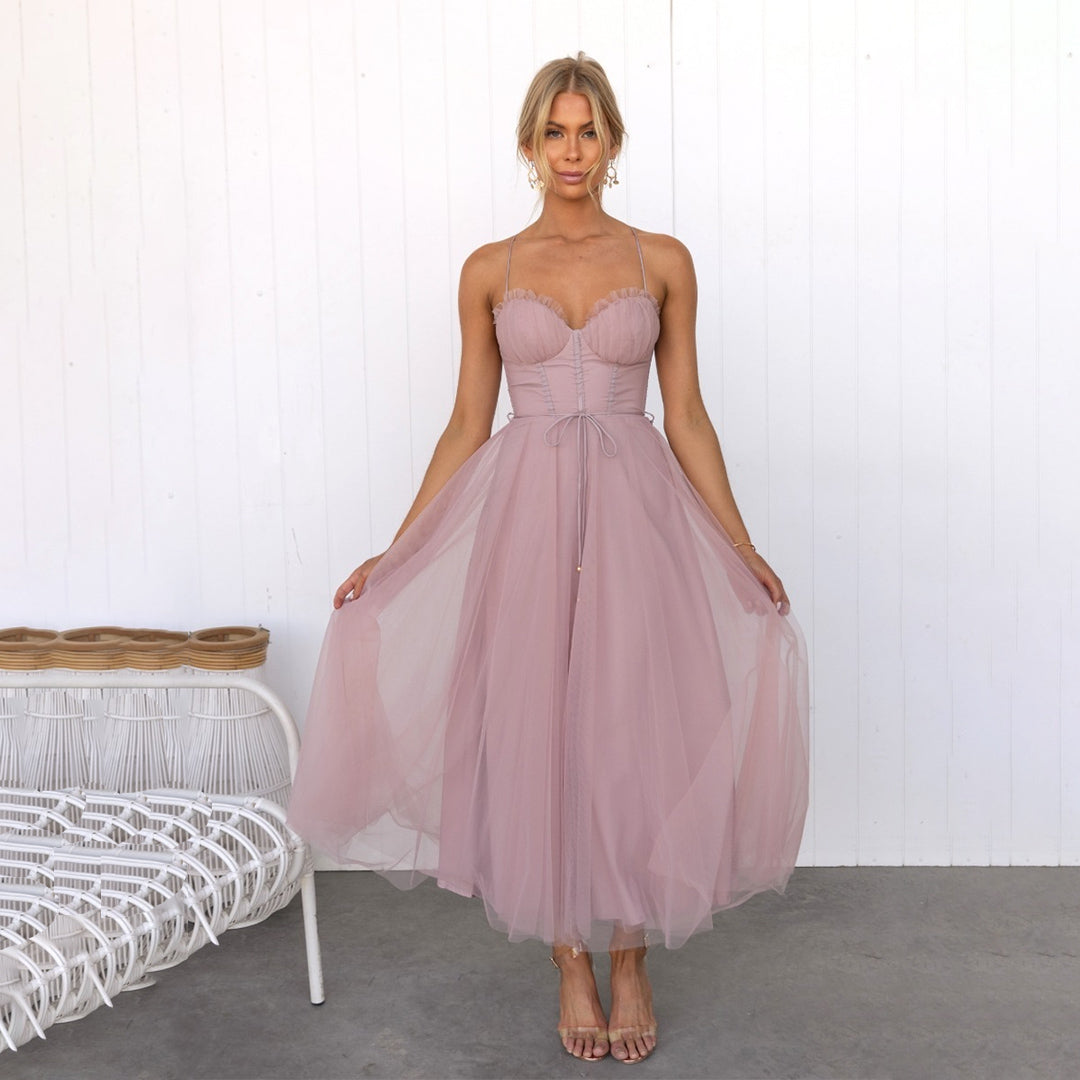 Franca – Robe midi raffinée au design classique