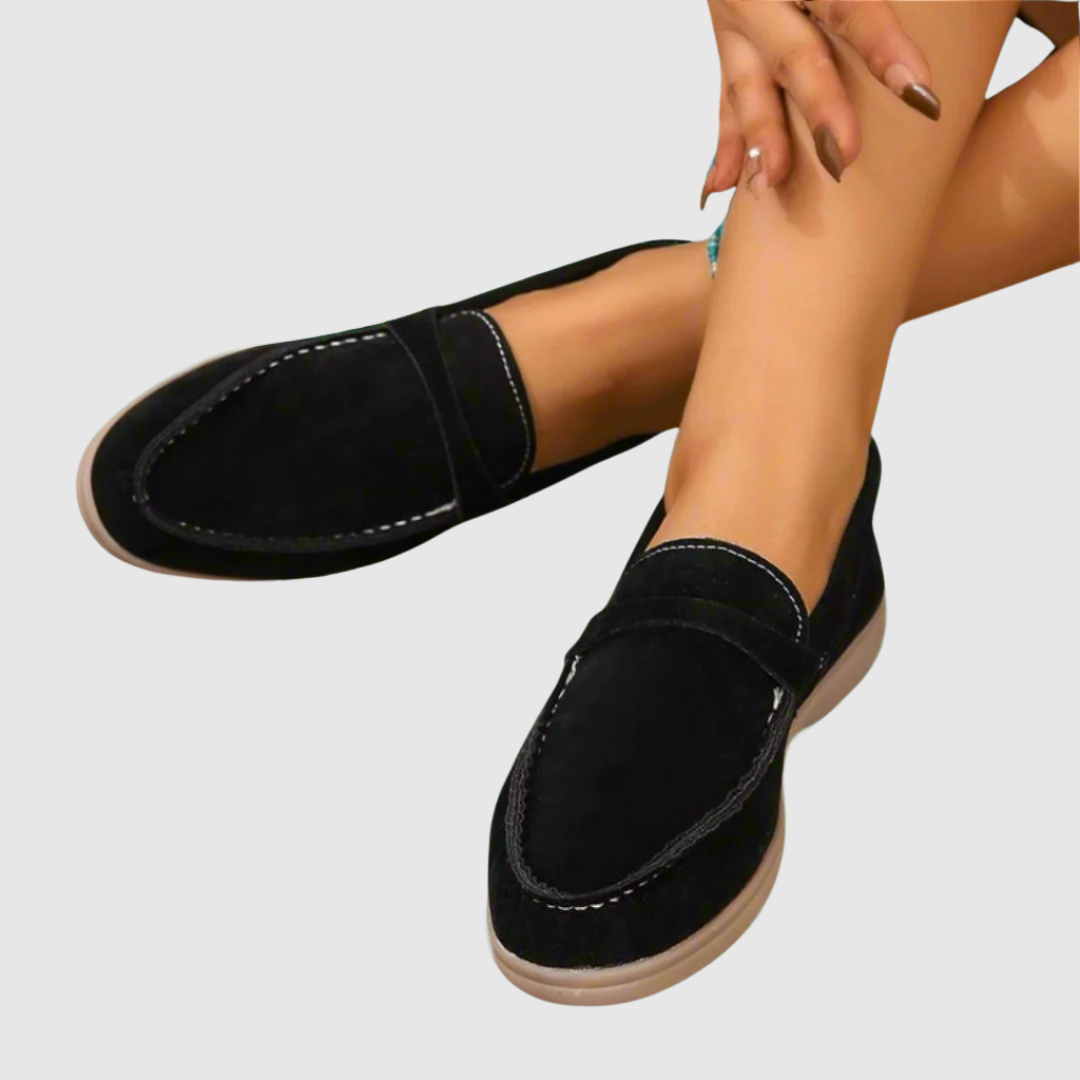 Hannah™ | Eleganti mocassini in suede