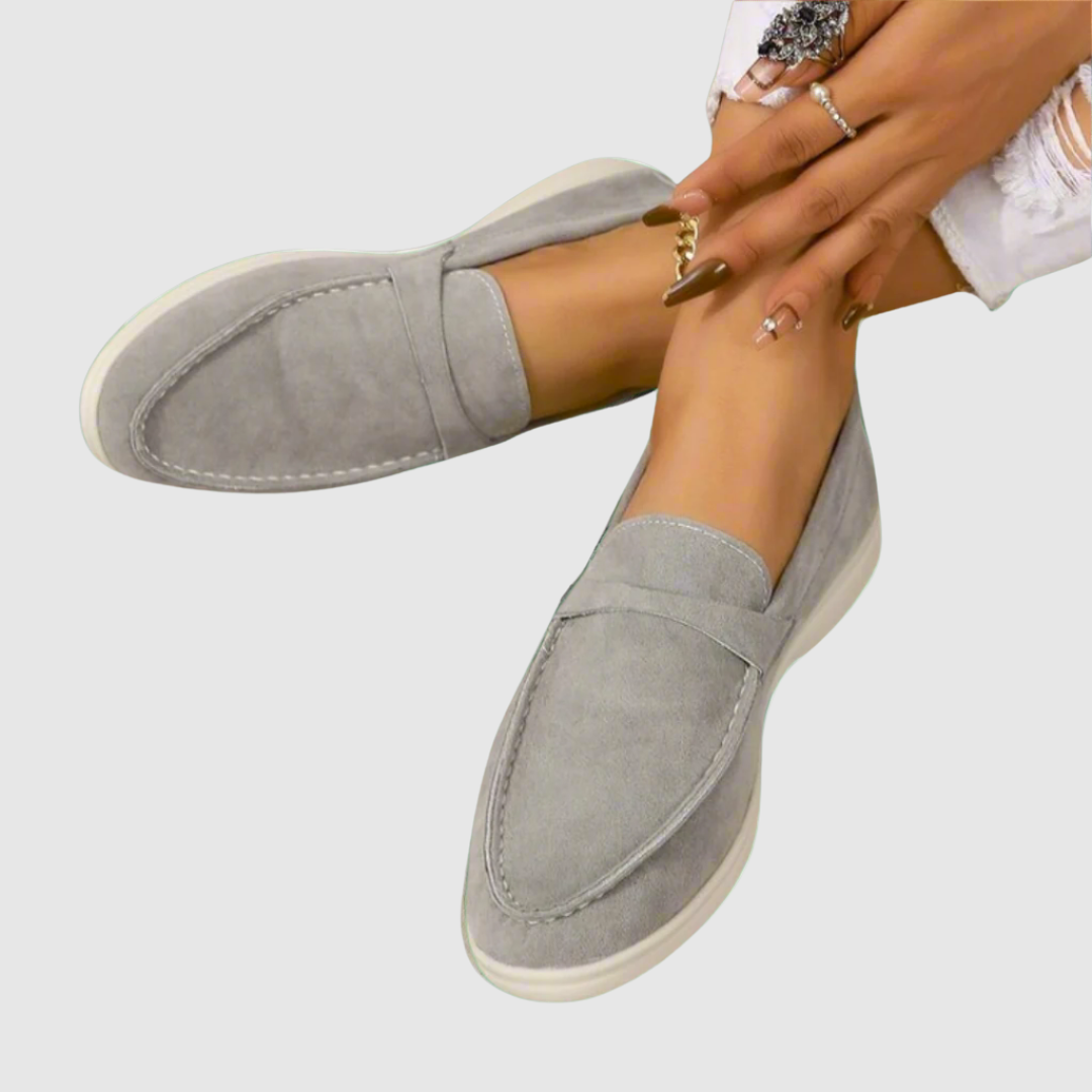 Hannah™ | Eleganti mocassini in suede