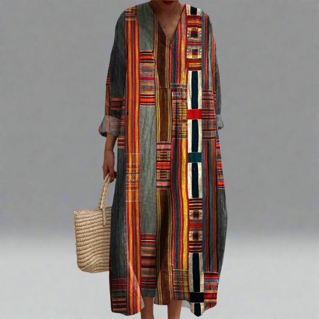 Faith™ | Robe Géométrique Élégante
