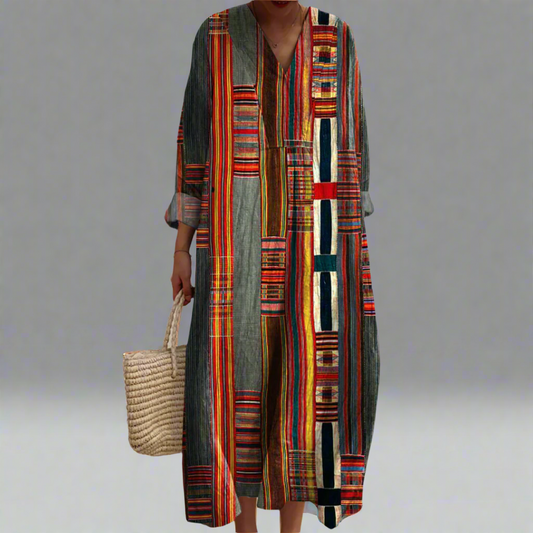 Faith™ | Robe Géométrique Élégante