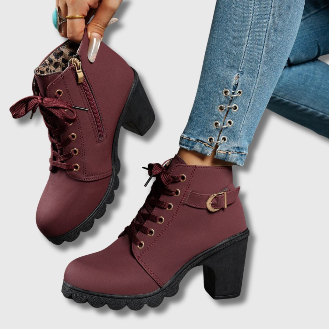 Marcella - Bottes Élégantes en Cuir