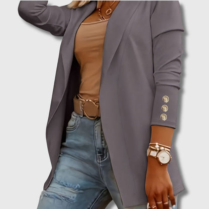 Noémie - Veste Longue Élégante pour Femmes Édition Limitée