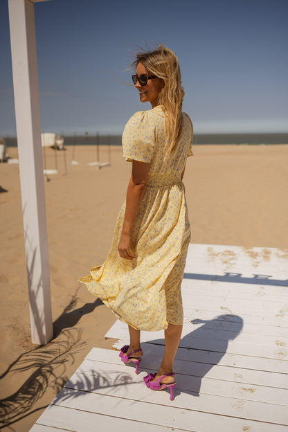Diana™ | La Robe Midi Fleurie d'Été