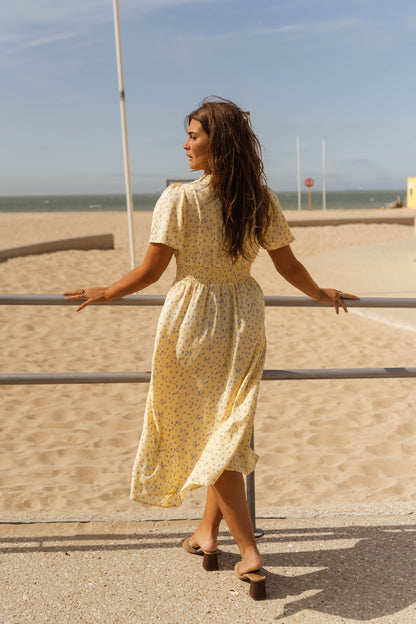 Diana™ | La Robe Midi Fleurie d'Été