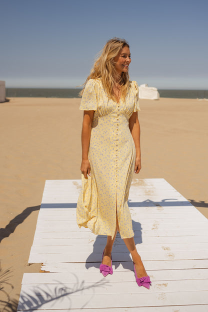 Diana™ | La Robe Midi Fleurie d'Été