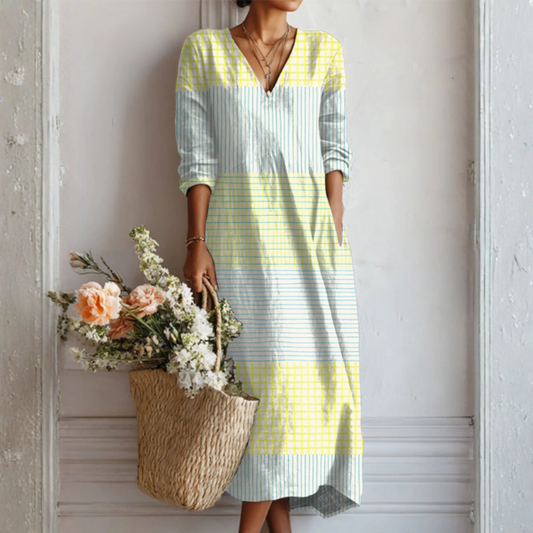 Olivia™ - Robe en Lin Craquant
