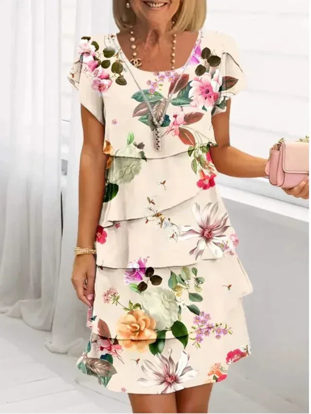 Helena | Robe Élégante avec Volants