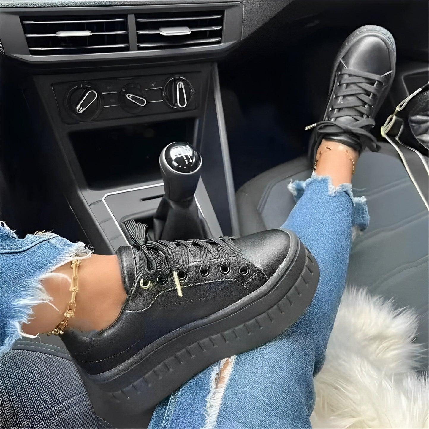 NovaGlide - Grandes et confortables baskets avec amorti