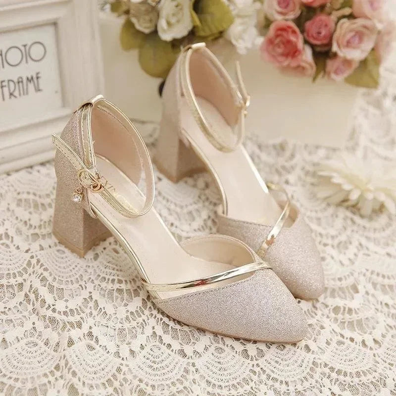 Angela - Sandales Brillantes Glitter
