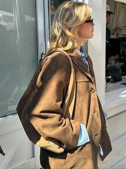 EMMA | Veste à Revers avec Poche Tendance