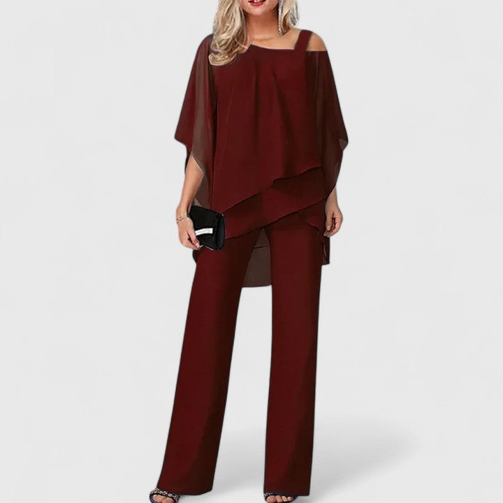 AYRELIANA – ENSEMBLE PANTALON ÉLÉGANT EN DEUX PIÈCES