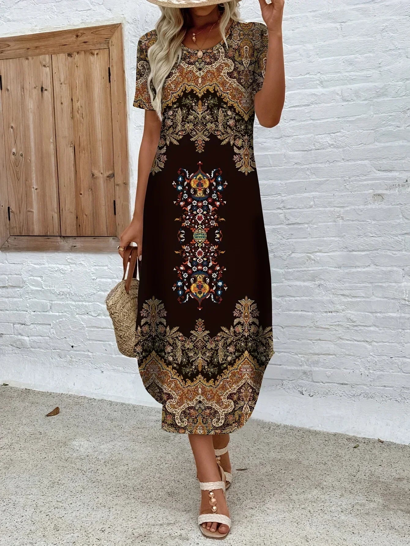 Lena | Robe Casual Élégante avec Coupe Ample