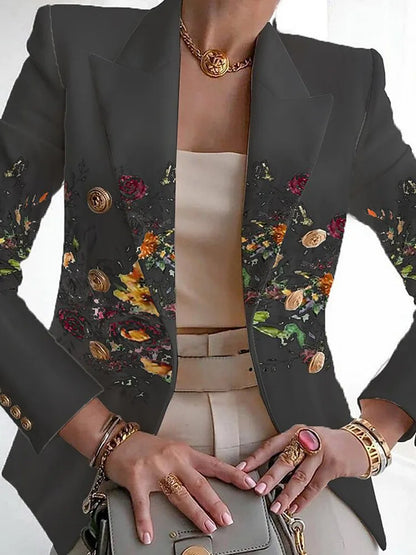 SCARLETT – BLAZER BOTANIQUE ÉLÉGANT