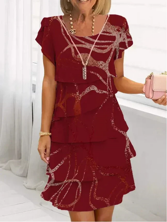 Monica | Robe Élégante avec Volants